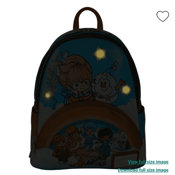 Loungefly Rainbow Brite Exclusive The Color Kids Light Up Mini Backpack & Wallet main image 8